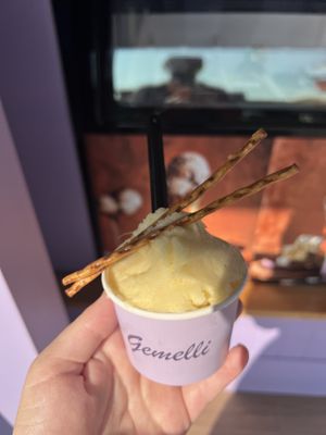 Pineapple sorbet   at Gemelli in Chiang Rai