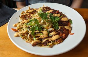 Japanese pancake at At Sara's Table Chester Creek Cafe in Duluth