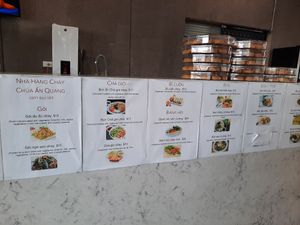 Menu 2 and there is more! at Ấn Quang Vegie Hut Vietnamese Buddhist Vegetarian Restaurant in Cairnlea