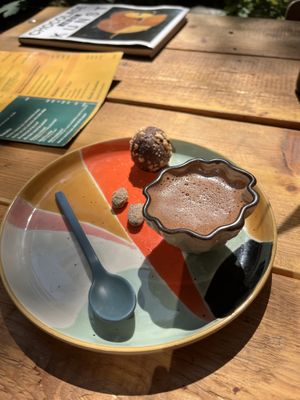 Cocoa shot 100%  at Wild Child Cacao in Amsterdam