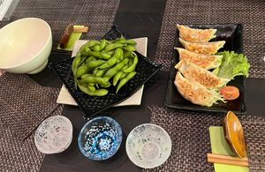 Edamame und vegane Gyoza   at JEN Ramen in Erfurt