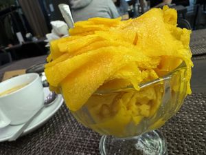 shaved ice 'cream'  at JEN Ramen in Erfurt