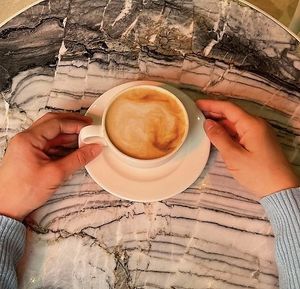 oat milk latte  at Marilen Patisserie in Izmir