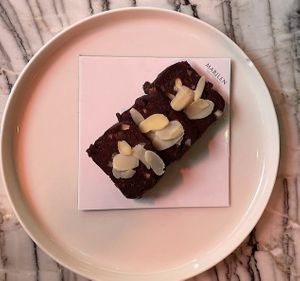 vegan mosaic cake  at Marilen Patisserie in Izmir