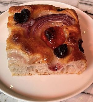 focaccia   at Marilen Patisserie in Izmir