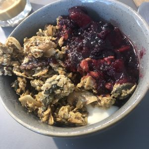 Vegan granola bowl   at Pink Lane Bakery - Acorn Rd in Newcastle Upon Tyne