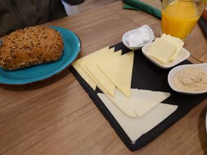 Veganes Frühstück at David's Cafe in Dusseldorf