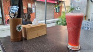 🍉 juice at Little Thai by Bee in Outlying Islands
