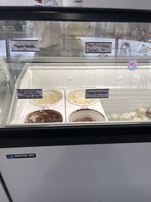 4 vegan options   at Scratch Ice Cream in Brookfield