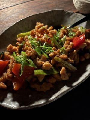 Soy chunks  at Vaimiti - Four Seasons Resort in Bora Bora