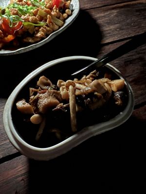 Musroom mix  at Vaimiti - Four Seasons Resort in Bora Bora