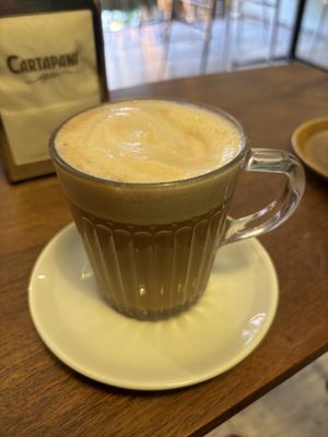 Pumpkin spice latte  at Fiuri Milano - Flowers and Coffee in Milan