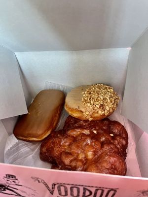 The fritter was huge! at Voodoo Doughnut Too in Portland