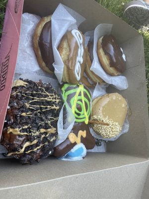 Vegan dozen  at Voodoo Doughnut Too in Portland
