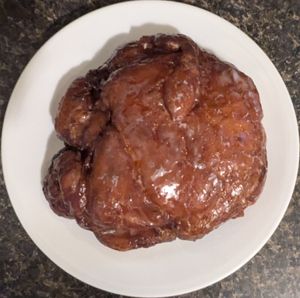 Apple Fritter at Voodoo Doughnut Too in Portland