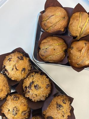 Cinnamon Apple Muffins and Cranberry Orange Muffins at VTasteCakes Vegan Bakeshop in Tucker