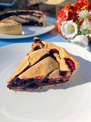 Blueberry Pie at VTasteCakes Vegan Bakeshop in Tucker