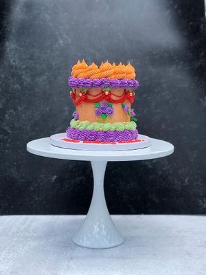 Custom Victorian Cake at VTasteCakes Vegan Bakeshop in Tucker