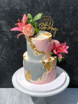 Custom Birthday Cake at VTasteCakes Vegan Bakeshop in Tucker