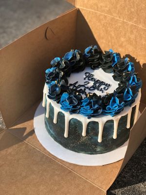 Custom Birthday Cake at VTasteCakes Vegan Bakeshop in Tucker
