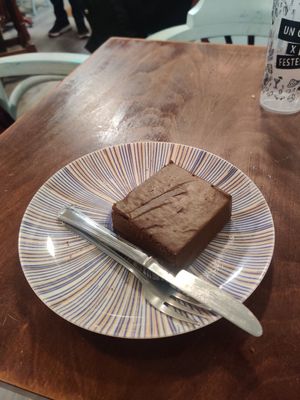 Mousse choco banana at La Gata Insubmisa in Tarragona