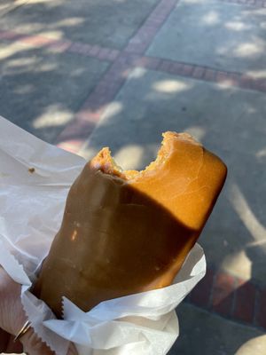 Vegan maple bar at Voodoo Doughnut Tres in Eugene