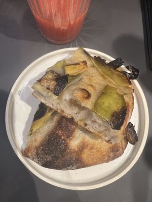 Focaccia ai porri  at Tone Milano in Milan