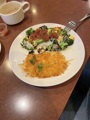 Vegan skillet. So good!  at Mama Kat's Restaurant in San Marcos