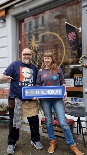  at Pastel Blumencafe in Magdeburg