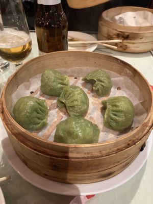 Steamed vegetable dumplings   at Hanfusionnh in Hanover