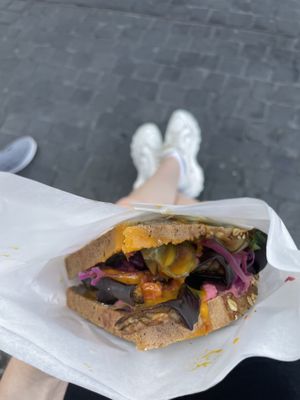 Auberginensandwich  at roots - Münstergasse in Zurich