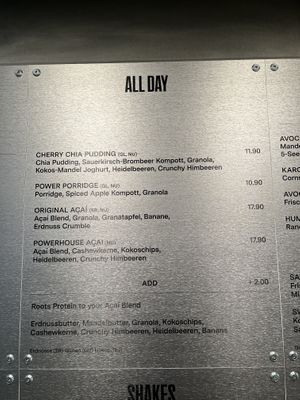 Menu 2 03/2025  at roots - Münstergasse in Zurich