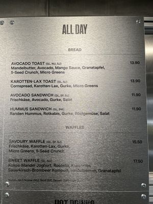 Menu 4 03/2025  at roots - Münstergasse in Zurich