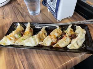 Vegan dumplings   at Coca bar in Maroochydore