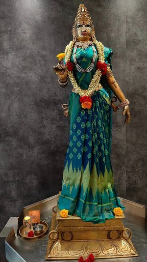 Goddess Annalakshmi  at Annalakshmi Cafe in Central Singapore