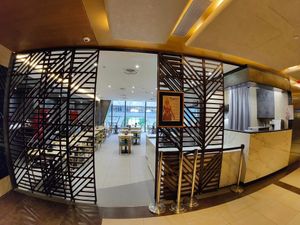 cafe entrance  at Annalakshmi Cafe in Central Singapore