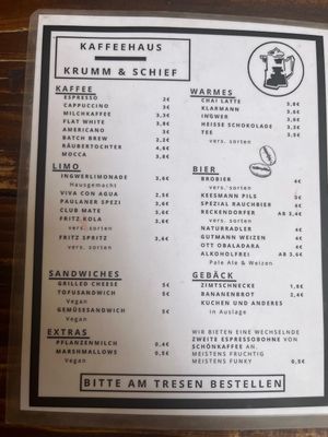   at Kaffeehaus Krumm & Schief in Bamberg