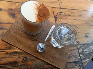 Chai Latte at Kaffeehaus Krumm & Schief in Bamberg