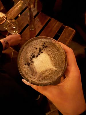 Sesame coffee  at Kaffeehaus Krumm & Schief in Bamberg