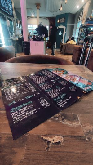 Menu at Mojo Coffee in Bremerhaven
