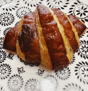 Cornetto con nocciolata  at Pasticceria Dosa in Milan
