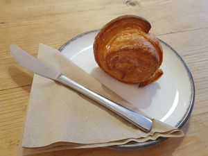 vegan croissant at The Feel Good Larder in Barnstaple