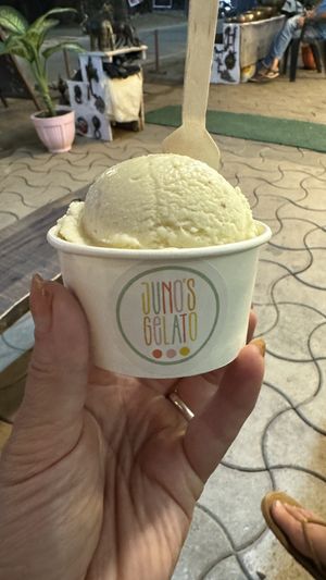 Pina colada   at Juno's Gelato in Palolem