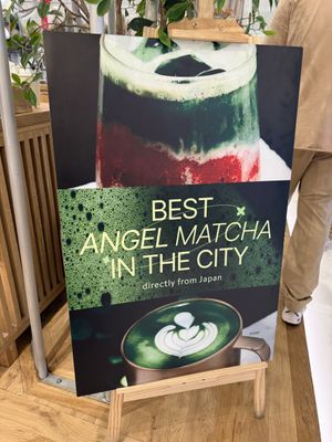 💚 🍵   at Angel Cakes in Dubai