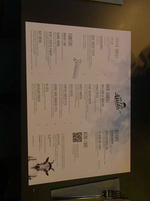 Current menu  at Servus Heidi in Munich