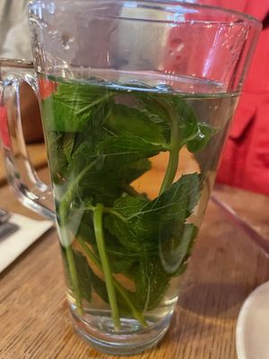 Mint Tea  at Moose Coffee in Liverpool