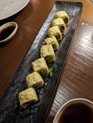 Yasai maki at Shi Restaurant in Dubai