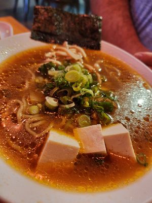 Miso tofu ramen at GoBistro in Miami