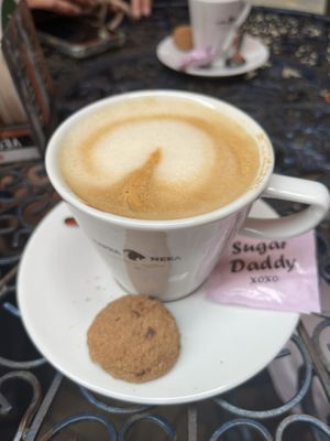 Oatmilk Cappuccino   at Lebowski in Utrecht