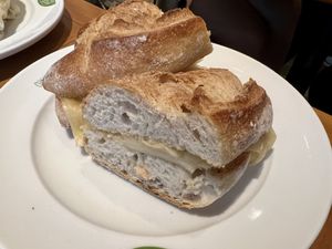 Grilled cheese   at Empório Jardin in Rio De Janeiro
